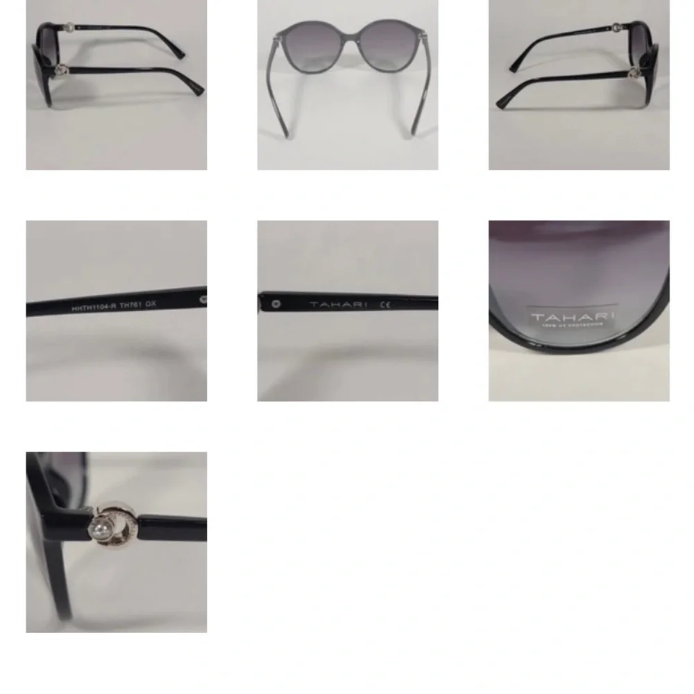 Tahari cat eye rhinestone sunglasses UC
